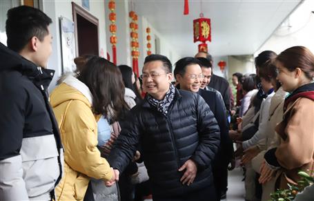 【開工大吉】新年新氣象！公司領導班子向干部職工拜年