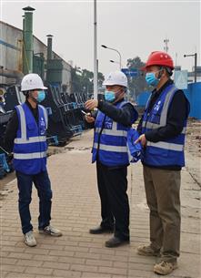 唐峰到第六分公司項目調(diào)研指導(dǎo)工作