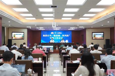 集團公司“穩(wěn)業(yè)績、防風(fēng)險”專題工作會議召開
