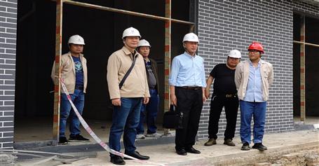 何勇到項目開展第四季度安全生產質量綜合大檢查